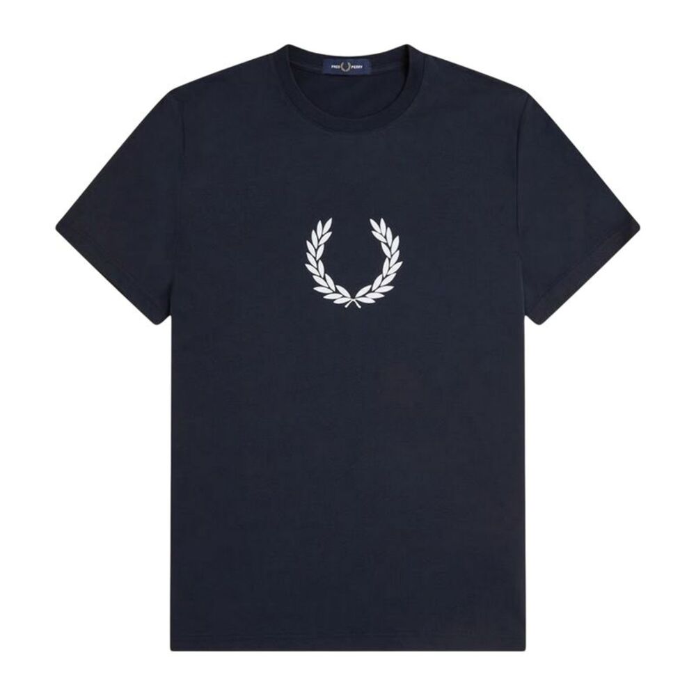 Fred Perry Unisex Adult M8536 608 T-Shirt / Navy Blue